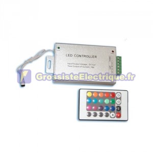Contrôleur pour LED RGB avec télécommande bandes