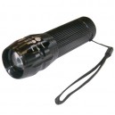 1 LED torche en aluminium &eacute;clat 3W Ultra. Utilise 3 Ro3 (AAA) - Case.