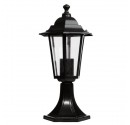 Aluminium lanterne de jardin - Black 6 faces Sobremuro