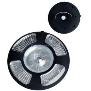 Circulaires en caoutchouc Lampe 24 LED avec poignée et aimant au plafond ou au mur